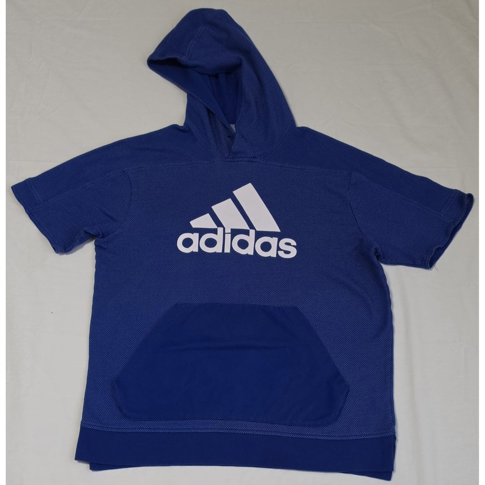 ADIDAS MENS HOODED SHIRT 01/18 Blue